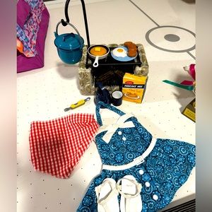 American Girl Glam Camping set